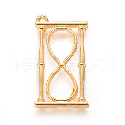 Zinc Alloy Open Back Bezel Pendants PALLOY-E564-12G-1