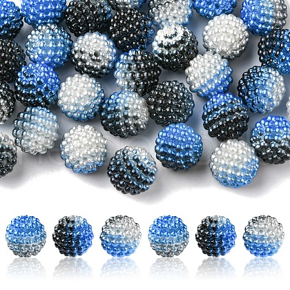 Imitation Pearl Acrylic Beads OACR-FS0001-32H-1