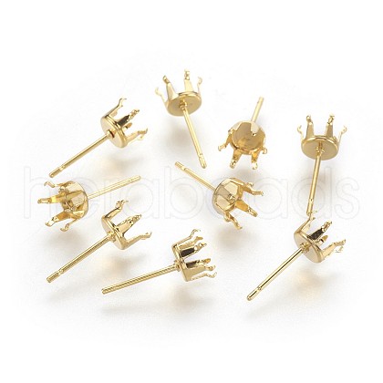 304 Stainless Steel Stud Earring Findings STAS-P221-20G-G-1
