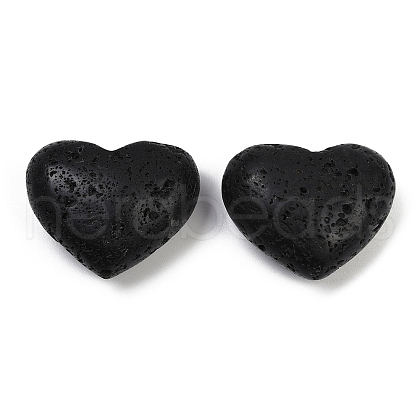 Mother's Day Gifts Heart Natural Lava Rock Palm Stones G-C186-02C-1