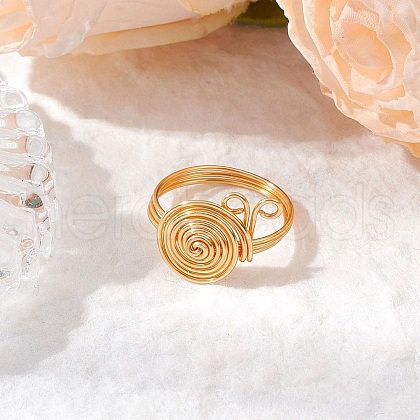 Brass Finger Rings for Women RJEW-TA00178-1
