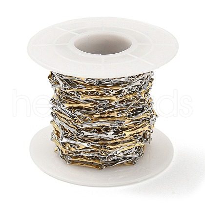 Ion Plating(IP) 304 Stainless Steel Bar Link Chains CHS-M005-11GP-1