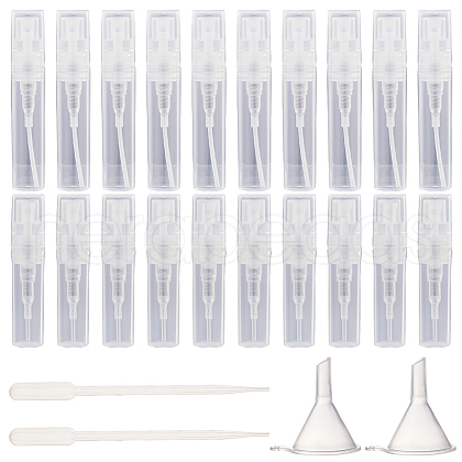 Gorgecraft 32Pcs 2 Styles 2ML/3ML Polypropylene(PP) Spray Bottles MRMJ-GF0001-44-1