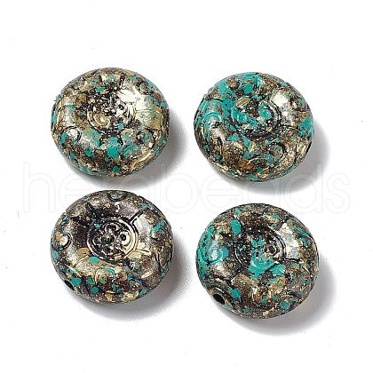Opaque Retro Acrylic Beads OACR-H019-38-1