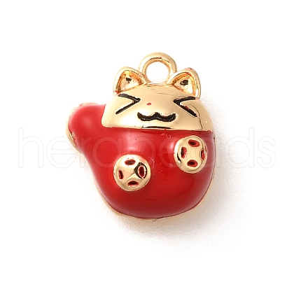 Brass Charms KK-C085-04G-1