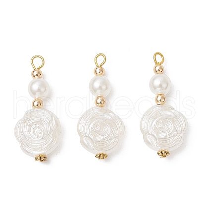 ABS Plastic Imitation Pearl Pendants PALLOY-JF03970-1