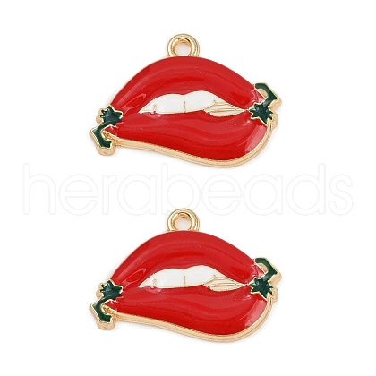 Cinco De Mayo Theme Alloy Enamel Pendants FIND-M080-02C-G-1