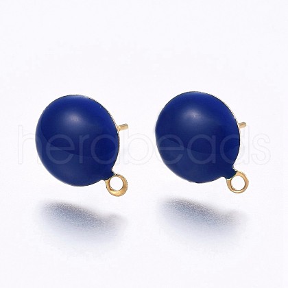 Ion Plating(IP) 304 Stainless Steel Stud Earring Findings STAS-P203-A03-02-1