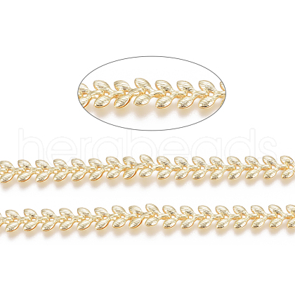 Brass Handmade Cobs Chains CHC-G006-18G-1