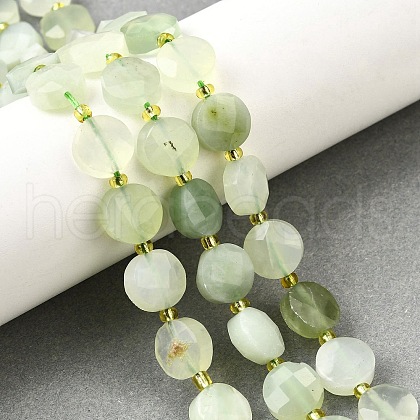 Natural New Jade Beads Strands G-B094-A34-01-1