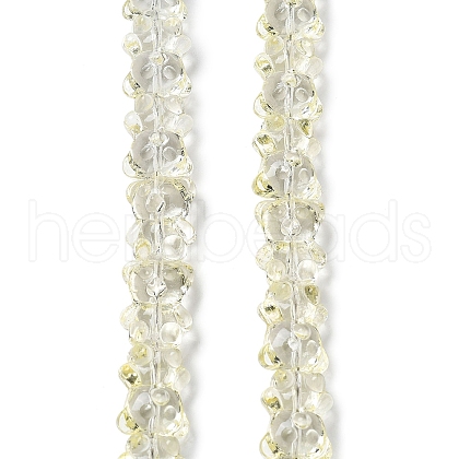 Electroplate Glass Beads Strands EGLA-P063-PL02-1