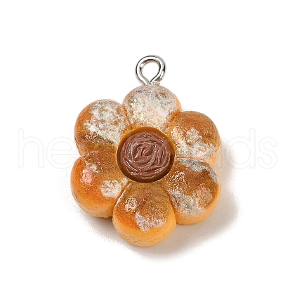 Opaque Resin Pendants RESI-Q020-05A-1