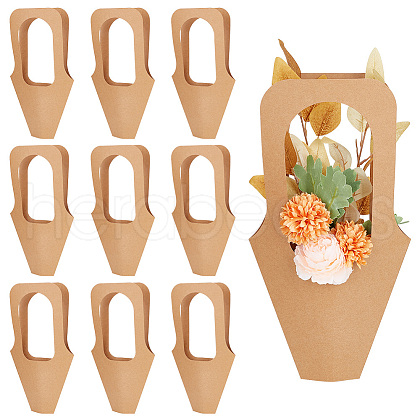Kraft Paper Gift Bag with Handle ABAG-WH0044-22-1