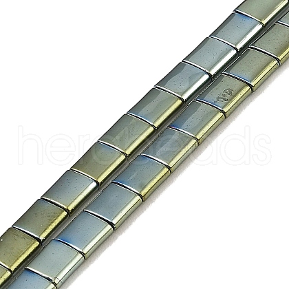 Electroplated Non-magnetic Synthetic Hematite Beads Strands G-G089-B02-15-1