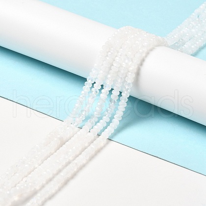 Natural Rainbow Moonstone Beads Strands G-I341-05-1