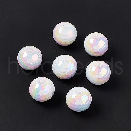 Opaque Acrylic Beads OACR-E004-17-1