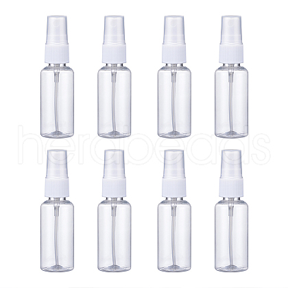 30ml Transparent PET Plastic Refillable Spray Bottle X1-MRMJ-WH0032-01A-1