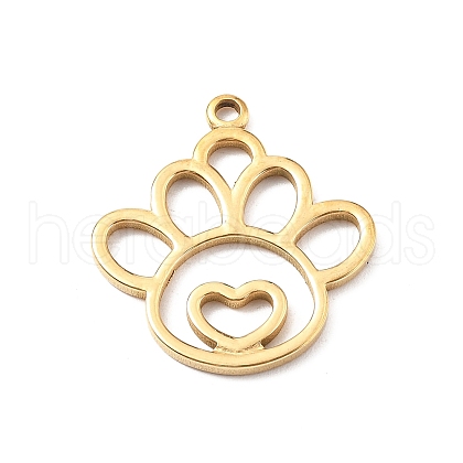304 Stainless Steel Pendants STAS-I334-04G-1
