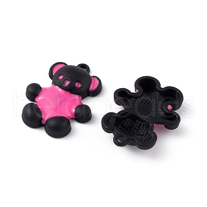 Spray Painted Alloy Pendants PALLOY-K001-41-1