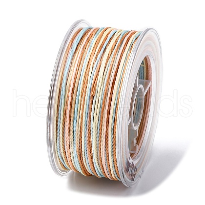 Segment Dyed Waxed Polyester Cord YC-C003-02B-1