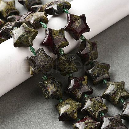 Natural Dragon Blood Beads Strands G-U023-C01-07-1