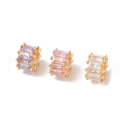 Brass European Beads KK-B100-068G-1