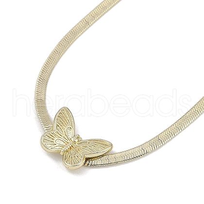 Bowknot Brass Pendant Necklaces NJEW-F325-03G-1