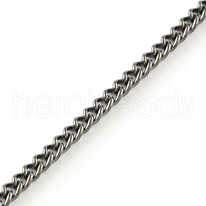 Unwelded Iron Curb Chains CH-R078-11B-1