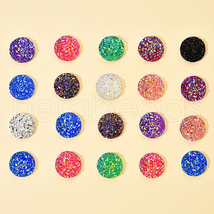 40Pcs Cute Resin Cabochons CRES-YW0001-05-1