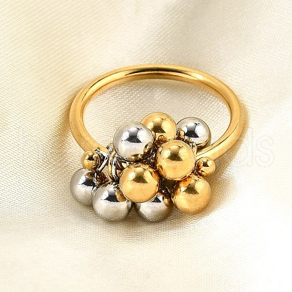 304 Stainless Steel Finger Rings for Women RJEW-V014-09GP-1