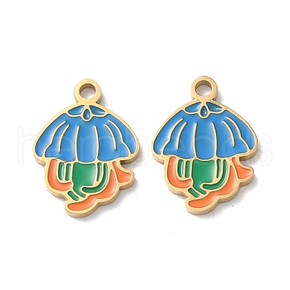 Ion Plating(IP) 304 Stainless Steel Pendants STAS-C083-11G-01-1