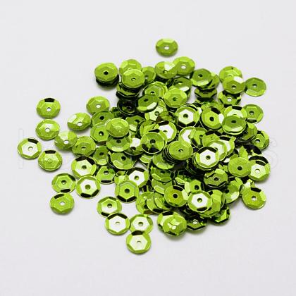 Plastic Paillette Beads PVC-A001-6mm-02-1