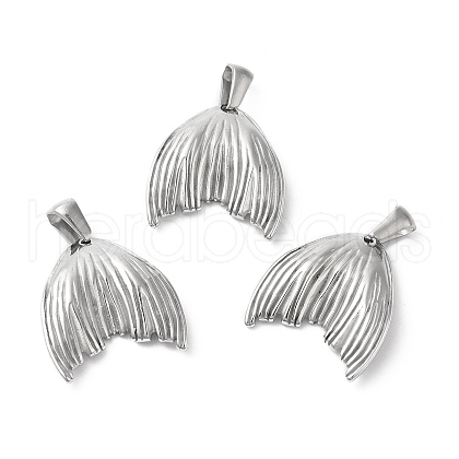 Non-Tarnish 304 Stainless Steel Pendants STAS-R122-09P-1