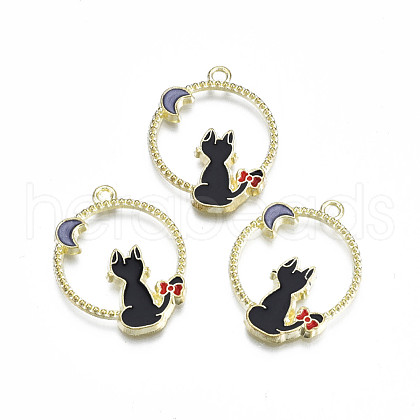 Alloy Enamel Pendants ENAM-S115-193-1