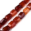 Natural Red Agate Beads Strands G-N342-148A-2