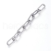 Non-Tarnish 304 Stainless Steel Paperclip Chains CHS-L020-005P-2
