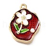 Alloy Enamel Pendants ENAM-K076-11C-G-1