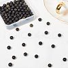 Olycraft Natural Golden Sheen Obsidian Beads Strands G-OC0001-06-7