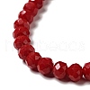 Imitation Jade Glass Bead Strands X-GLAA-F001-6x4mm-29-3