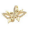 Brass Micro Pave Cubic Zirconia Pendants KK-A237-01A-G-1