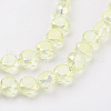 Electroplate Glass Beads Strands EGLA-F125-FR-B03-3