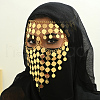 Arabian Style Metal Headbands Face Mask for Women KC5990-4