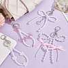 6Pcs Acrylic & Alloy & Plastic Keychain KEYC-PH01538-5