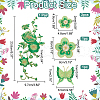  7Pcs 4 Style Embroidered Cloth Patch DIY-NB0008-33-2