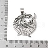 201 Stainless Steel Pendants STAS-S157-28P-3
