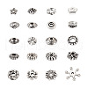Kissitty 400Pcs 20 Styles Tibetan Style Alloy Spacer Beads FIND-KS0001-25-12