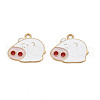 Alloy Enamel Pendants ENAM-T016-17-RS-2