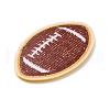 Sports Ball Theme Computerized Towel Fabric Embroidery Iron on Cloth Patches PATC-WH0007-23F-2