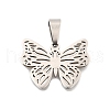 201 Stainless Steel Pendants STAS-R166-03P-1