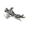 304 Stainless Steel Manual Polishing Pendants STAS-G274-20AS-3